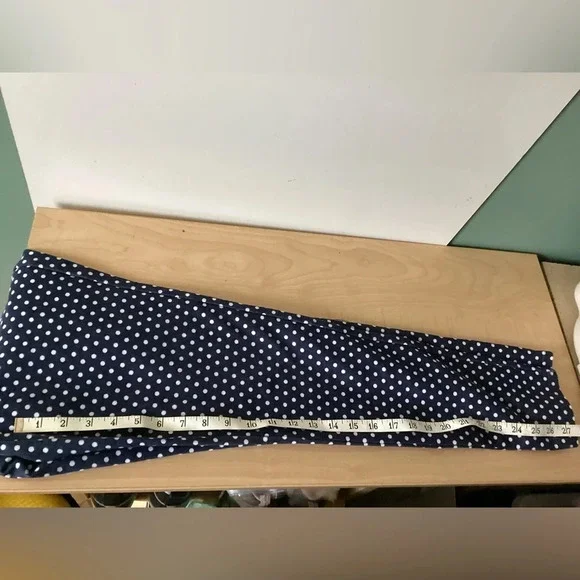 Michael Kors blue with white polka dot pants. - Picture 7 of 8